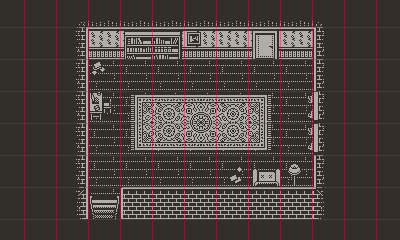 This level is made up of tiles 32 x 32 pixels in size