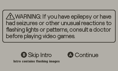 Skip Intro screen